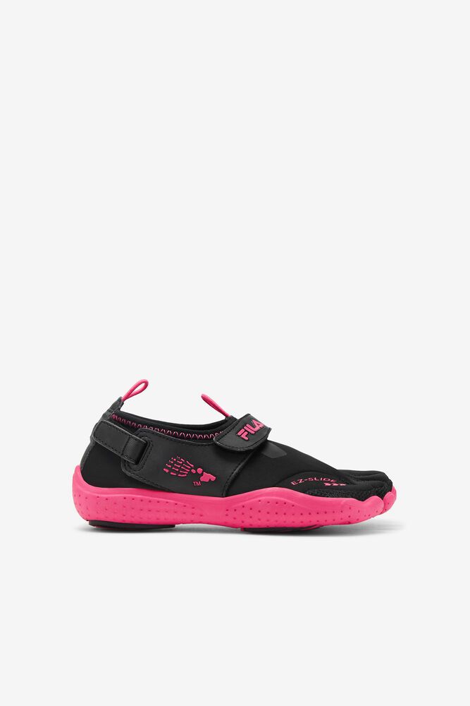 Fila Sneakers Barn Svart/Rosa Skele-Toes Ez Slide 2 589713-XFN